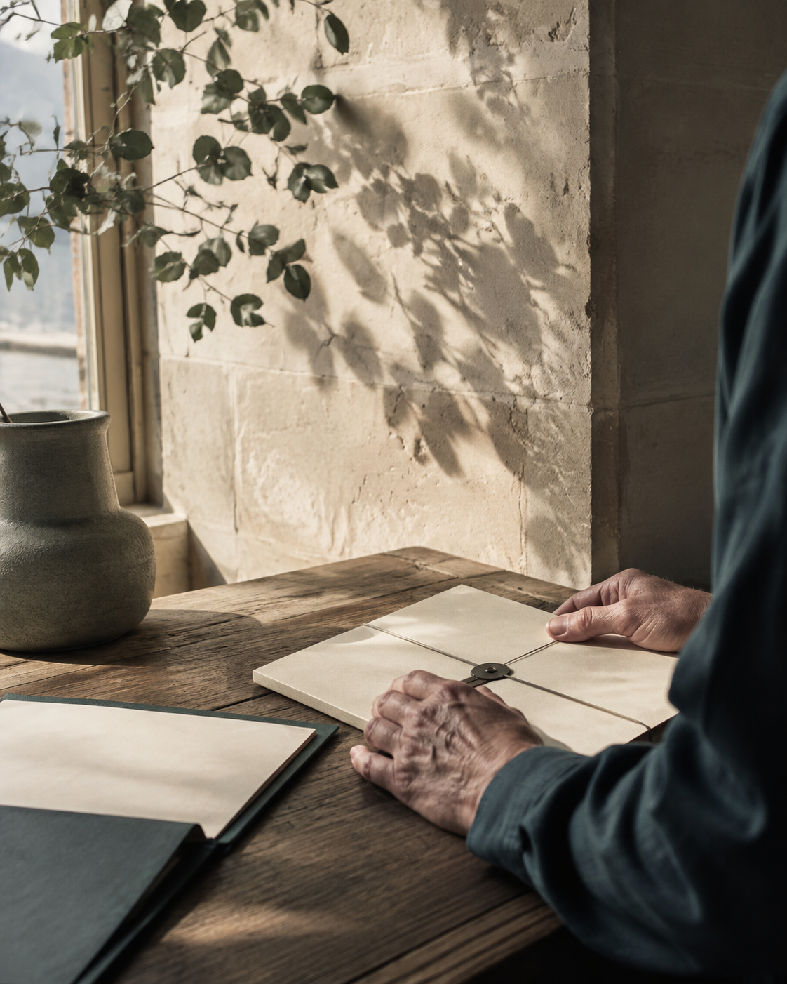 A lawyer discussing estate planning documents with a client